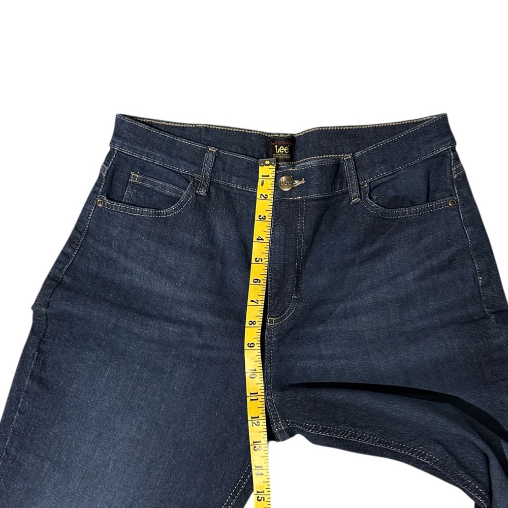 Lee Women's Dark Blue Flare Jeans - Picture 7 of 8